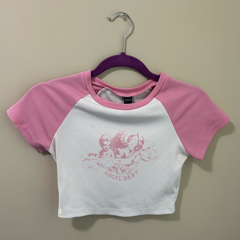 Angel Baby Cropped Tee